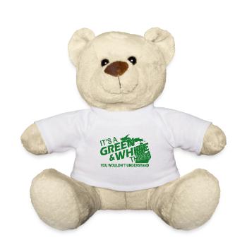 IT'S A GREEN & WHITE THING YOU WOUDL'T UNDERSTAND - Teddy Bear - white - Front