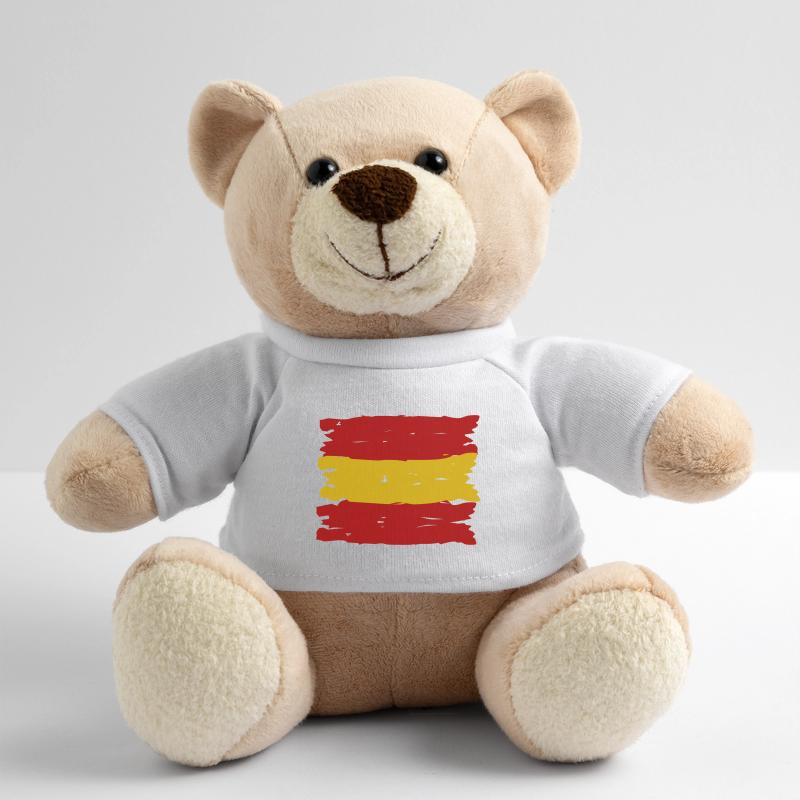 Die spanische Flagge Teddy