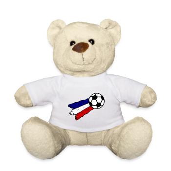 The French football team - Teddy Bear - white - Front