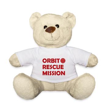Die Weltall Rettungs Mission - Teddy - Weiß - Vorne