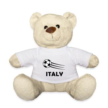 Les footballeurs italiens - Nounours - blanc - Devant