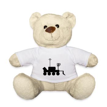 Der Mars Entdecker - Teddy - Weiß - Vorne