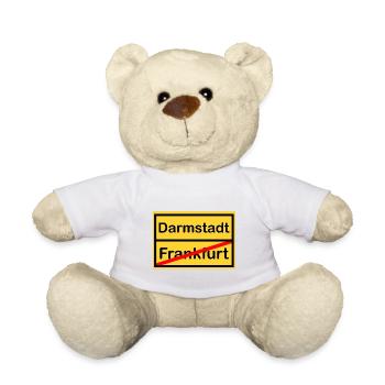 Les habitants de Darmstadt arrivent - Nounours - blanc - Devant