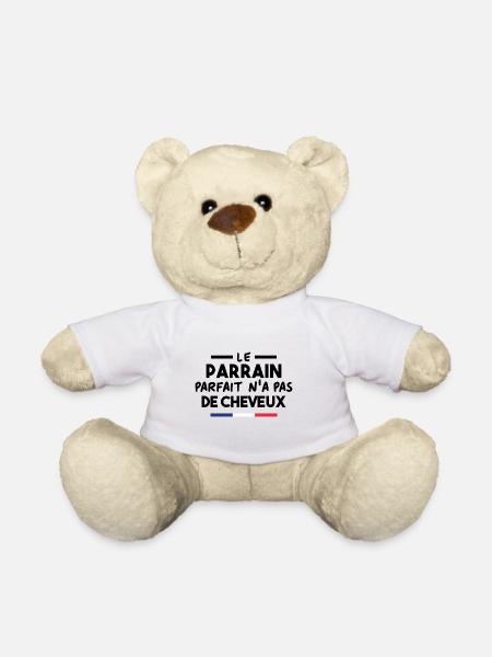 Le parrain parfait n'a pas de cheveux - Nounours - blanc