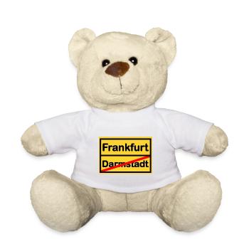 Les habitants de Francfort arrivent - Nounours - blanc - Devant