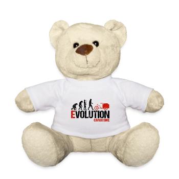 Cargo Bike Cargo Bike Evolution - Teddy Bear - white - Front