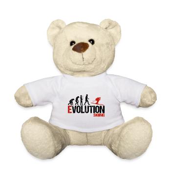 Evolution of Skiing - Teddy - Weiß - Vorne