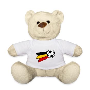 Les supporters belges - Nounours - blanc - Devant