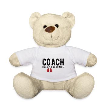 Coach Boxe Française Entraineur de Boxe Française - Nounours - blanc - Devant