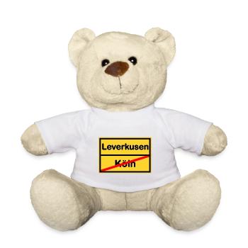 The fans from Leverkusen - Teddy Bear - white - Front
