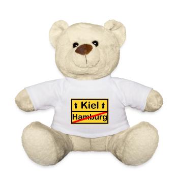 Die Stadt Kiel - Teddy - Weiß - Vorne