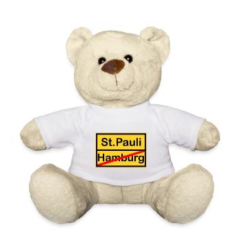 The Pauli supporters - Teddy Bear - white - Front