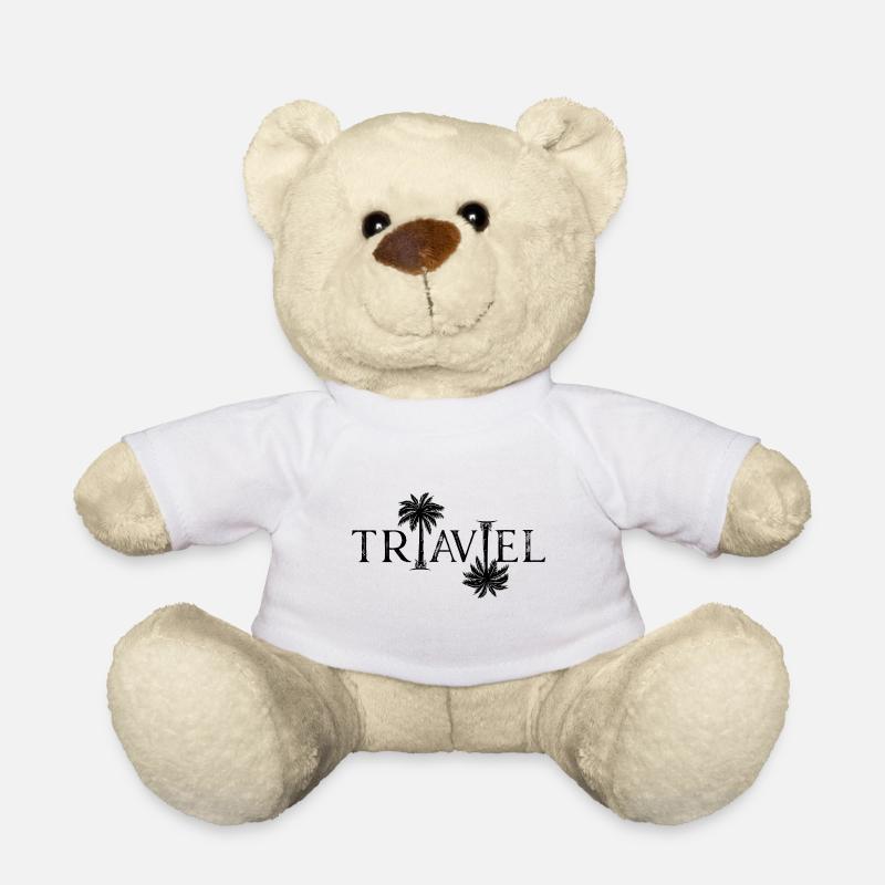 Travel Reise Palmen Strand - Teddy - Weiß