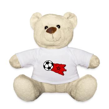 Die Marokko Fußballer - Teddy - Weiß - Vorne