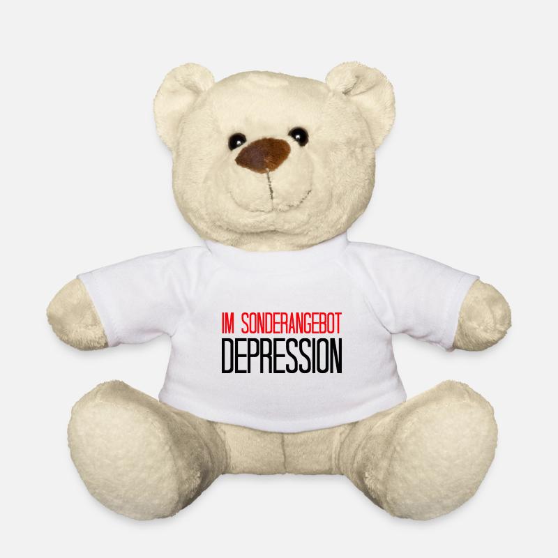 depression - Teddy - Weiß