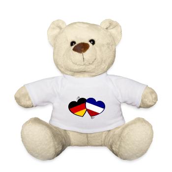 L’amitié germano Français - Nounours - blanc - Devant