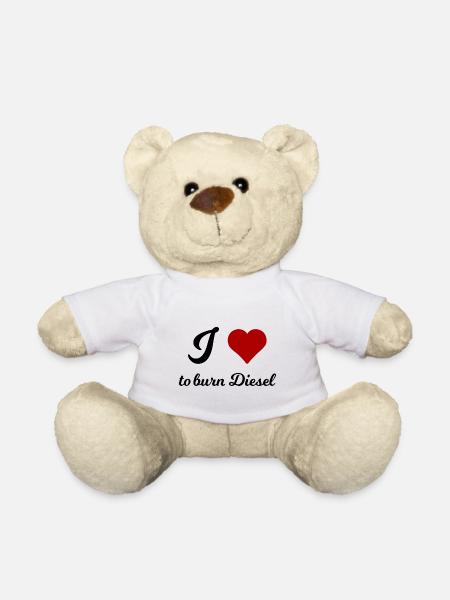 Pour les conducteurs diesel - Nounours - blanc