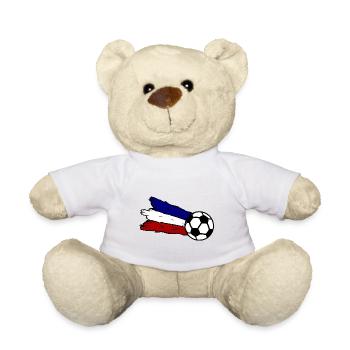 Les footballeurs français - Nounours - blanc - Devant