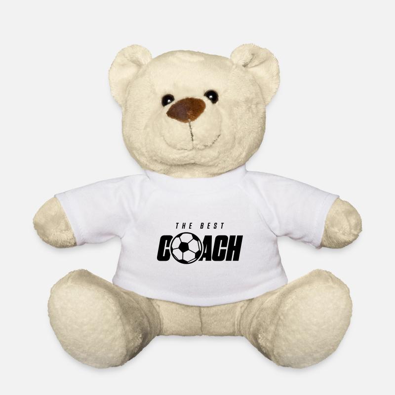fussball trainer - Teddy - Weiß