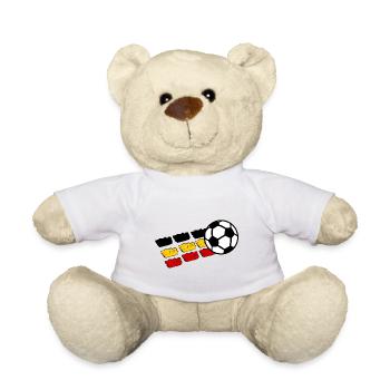 Supporters belges - Nounours - blanc - Devant