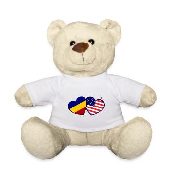 Un amour roumano-américain - Nounours - blanc - Devant