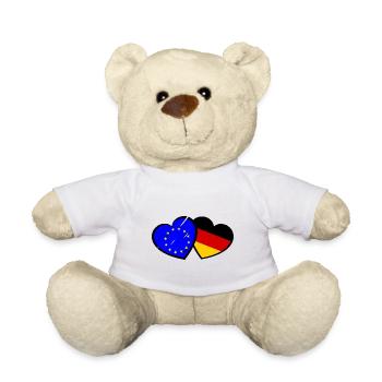 L’amour pour les élections européennes - Nounours - blanc - Devant