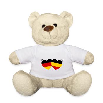 L’amitié belgo-allemande - Nounours - blanc - Devant