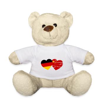 L’amitié germano-chinoise - Nounours - blanc - Devant