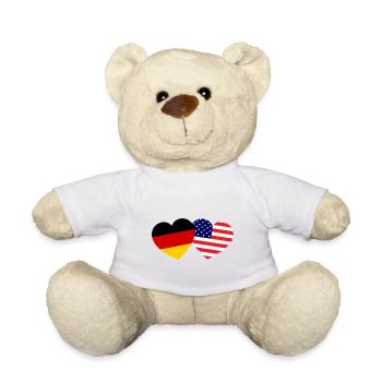 Die Deutsch Amerikanische Liebe - Teddy - Weiß - Vorne