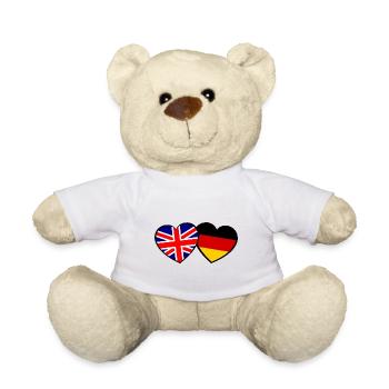 Britisch Deutsche Partner - Teddy - Weiß - Vorne