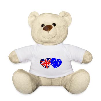 Die Briten und die Europäer - Teddy - Weiß - Vorne