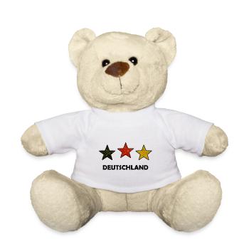 Les stars allemandes - Nounours - blanc - Devant
