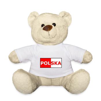 The Polish Colours - Teddy Bear - white - Front