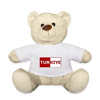 Turkey Fans - Teddy Bear - white - Front