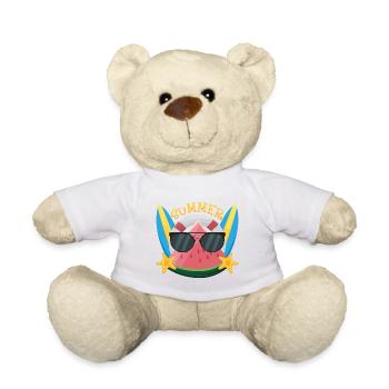Watermelon with Sunglasses - Teddy - Weiß - Vorne