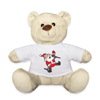 Santa Claus - Teddy Bear - white - Front