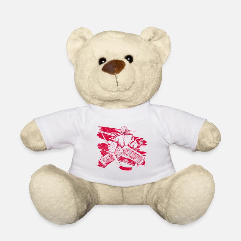 Hockey Torhüter - Teddy - Weiß
