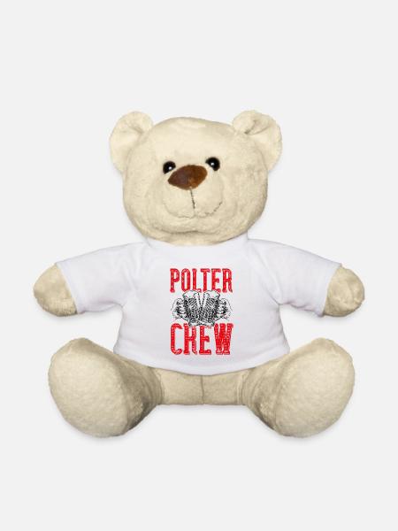 Polter crew bier - Teddy - Weiß
