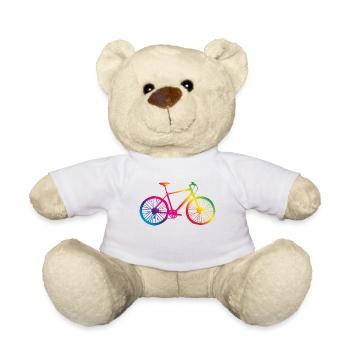 Vélo de montagne coloré - Nounours - blanc - Devant