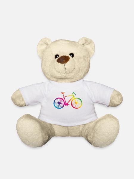 Mountainbike Fahrrad bunt - Teddy - Weiß
