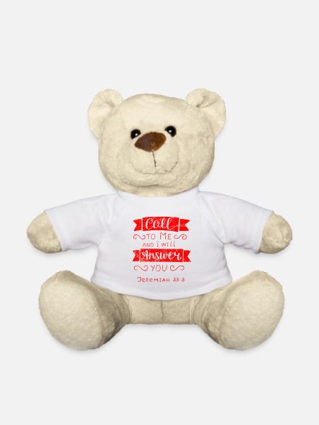 Jesus christus bibelvers - Teddy - Weiß