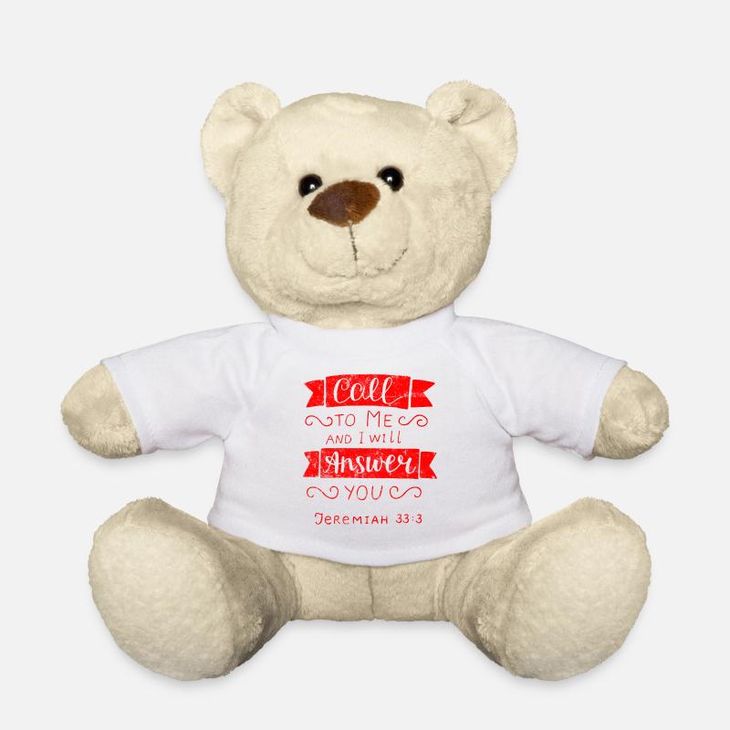 Jesus christus bibelvers - Teddy - Weiß