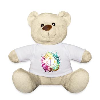 Anchor icon - Teddy Bear - white - Front