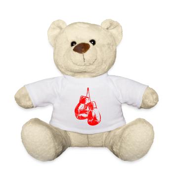 Boxing gloves boxing icon - Teddy Bear - white - Front