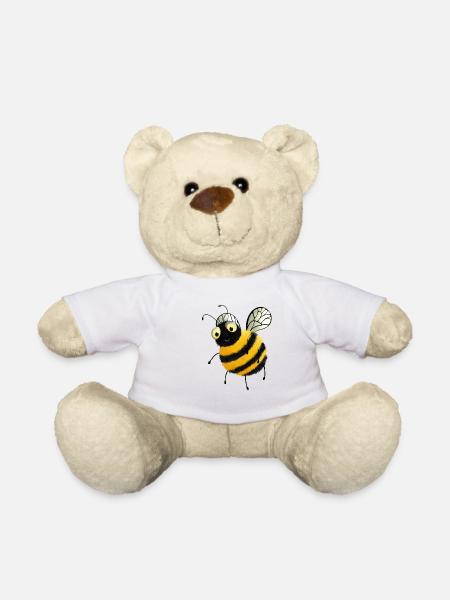 Bienen - Bee Bubmlebee - Teddy - Weiß