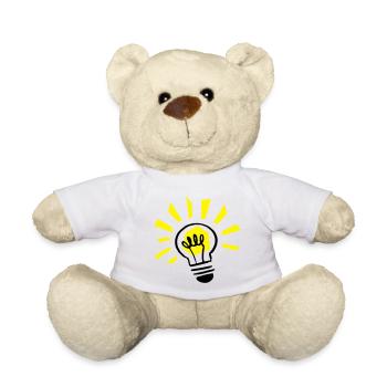 Ampoules lumineuses / light bulb shining - Nounours - blanc - Devant