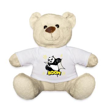 Boom panda kung fu - Teddy Bear - white - Front