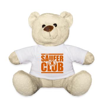 Säufer Club Team Saufen - Teddy - Weiß - Vorne