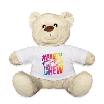 équipe de fête colorée - Nounours - blanc - Devant