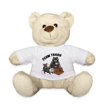 Racoon Opossum Mouse - Team Trash - Teddy - Weiß - Vorne
